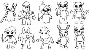 How To Draw 10 Roblox Characters The Easy Way