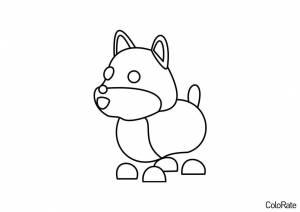 Раскраски Roblox Adopt Me!