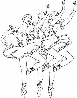 Раскраска танцы