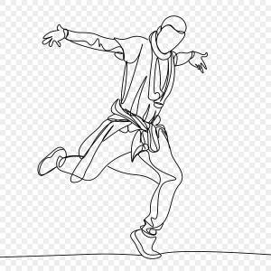 рисунок Хип хоп мальчик линии веселый аннотация PNG , рисунок крыла, рисунок хмеля, рисунок приветствия PNG картинки и пнг PSD рисунок для й загрузки