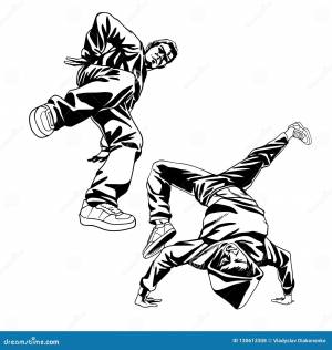 Рисунок хип хоп