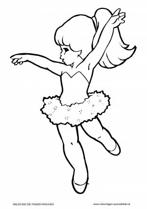 Раскраска танцы для детей