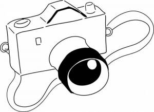 Раскраски Камера