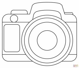 Раскраска Камера