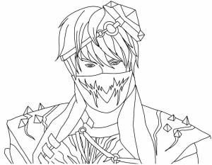 Раскраска Фри Фаер