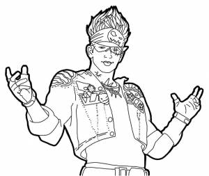 Раскраска Фри Фаер