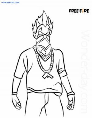 Раскраски Фри фаер