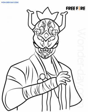 Раскраска Сакура Фри Фаер