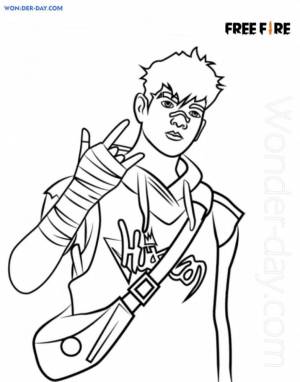 Раскраска Широ Фри Фаер