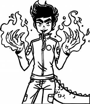 Фаер раскраска