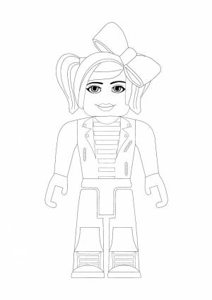 Роблокс раскраска