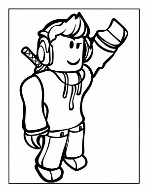 Арты роблокс раскраска