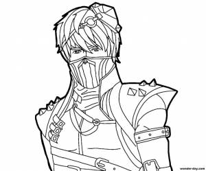 Раскраска для мальчиков фри фаер