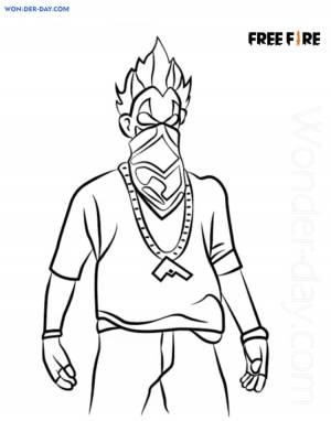 Фри файер раскраска