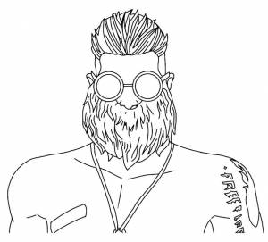 Раскраска Фри Фаер