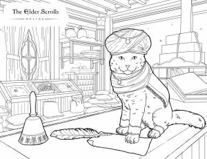 Bethesda опубликовала раскраски по The Elder Scrolls Online, Fallout и Doom Eternal