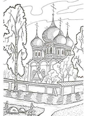 Раскраски Храм