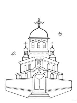 Раскраски Церковь