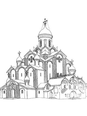 Раскраски Церковь