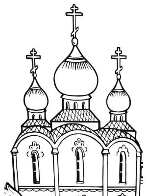 Раскраски Церковь