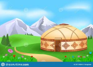 Рисование юрты