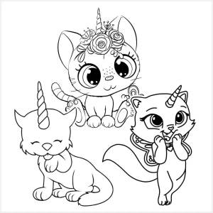 DataLife Engine > Версия для печати > Раскраски единорог кот