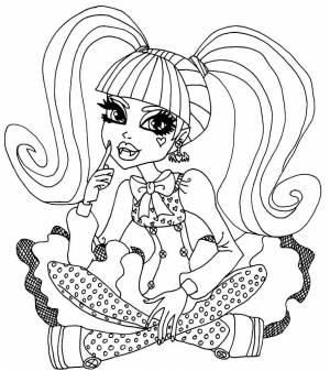 Кукла Monster High пижамная вечеринка способ