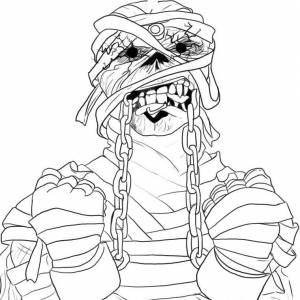 Pаскраска мумия 147681