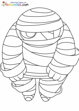 Раскраски Мумия