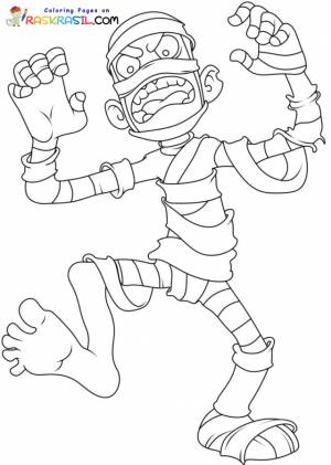 Раскраски Мумия