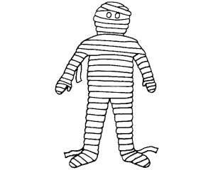 Раскраски Мумия