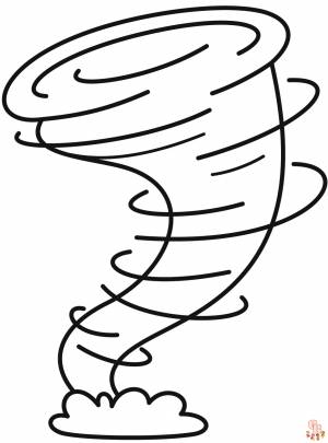 Проявите творческий подход с раскрасками Торнадо