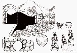 Раскраска пещера