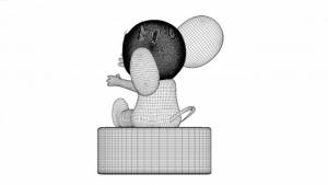 3D Cartoon character Jerry Бесплатно 3D Модель in Мультяшные 3DExport