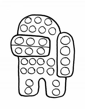 Раскраски Поп ит и симпл димпл