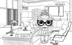 Раскраска LOL IT Baby
