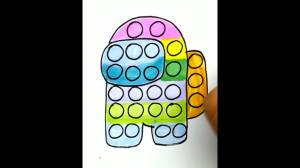 How to draw Pop It
