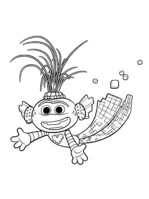 Раскраски Тролли Мировой тур