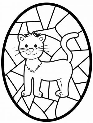 Раскраски Витражи для детей