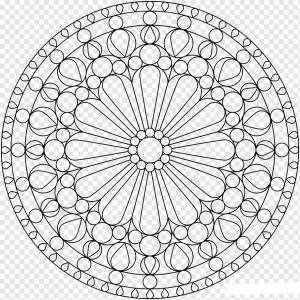 Нотр-Дам де Пари Роза Окно Книжка-раскраска Витраж, окно, стекло, мебель, симметрия png