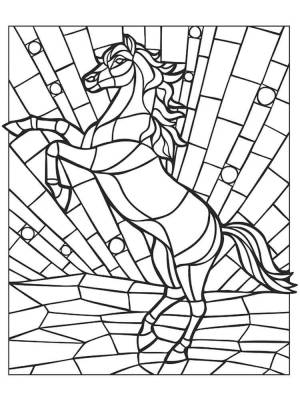 Раскраски Витражи