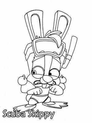 Раскраски Зуба игра