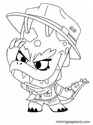 Раскраска Зуба Скиппи