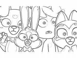 Раскраска Маджики 8