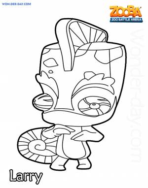 Раскраски Зуба Битва животных