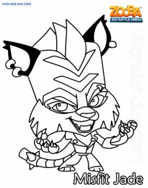 Раскраска Джейж Битва животных