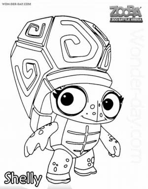 Раскраски Зуба битва животных