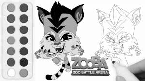 Раскраски Зуба игра