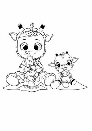 Край бэби раскраска