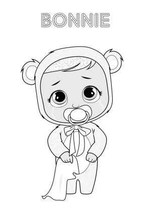 Край бебис раскраска